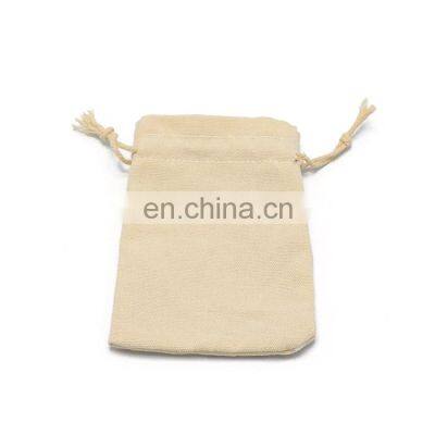 Factory Direct Supply Linen Ivory Packaging Bags For Jewelry photo-3