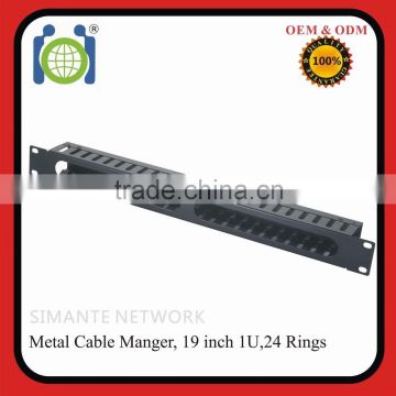 metal cable management 24 rings