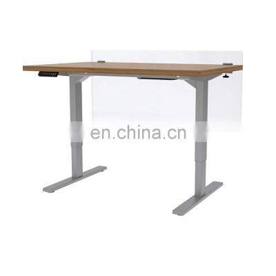 New Hot Frosted Plexiglass Clamp-on Desk Privacy Panels Desk Dividers Acrylic Office Partition photo-2