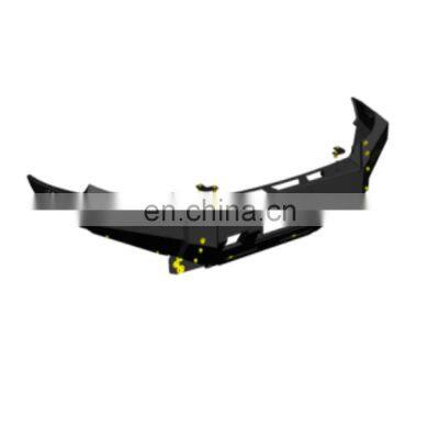 Texture black Front bumper with light for Ford Ranger T6 2012-15