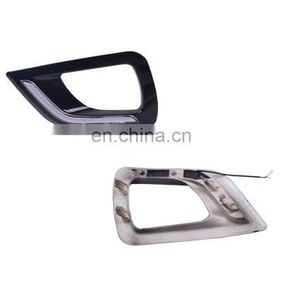 GELING 12V Black Gloss Cover Drl Led Daytime Running Light For NISSAN NAVARA NP300 2015 2016 2017 2018 photo-4