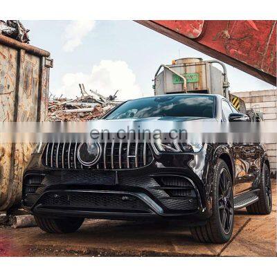 GLE63s AMG Model body kit include front rear bumper assembly grille tail lip tail exhaust for Mercedes Benz GLE W167 2020