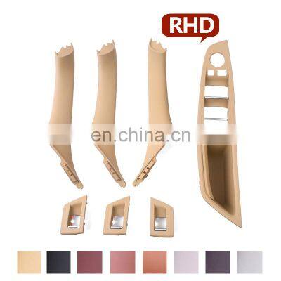 RHD Right Side Driver Cars  Interior Door Pull Handle Replacement 7pcs Set for BMW 5 Series F10 F11 F18 51417225874