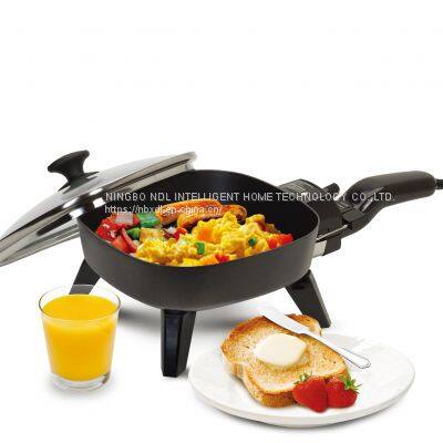 Electric Hot Pot Non Stick Frying Pan Electric Skillet L-FS600 7