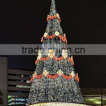 New design lighted 18m christmas tree for street display