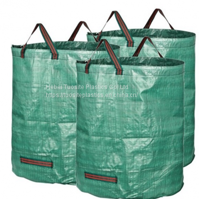 Garden Plastic PP Leaf Bag/Leaf Collector PP Woven Garden Bag Heavy Duty Reinforced Carry