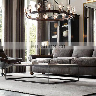 New Fashion Design Golden Modern Luxury Apartment Villa Copper Crystal Pendant Light Chandelier photo-3