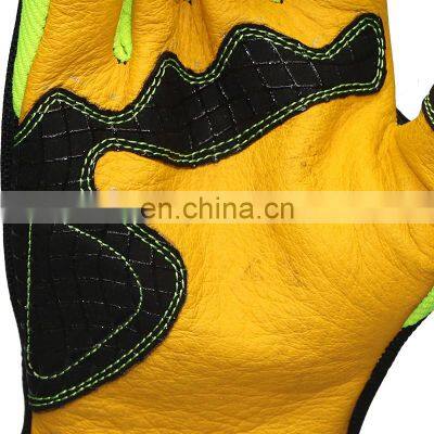 Leather Driving Gloves Men With Touchscreen Finger And Goatskin Palm Anti Slip Sewing Racing Gloves Guante De Piel De Oveja photo-3