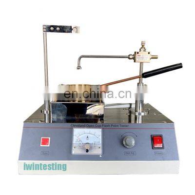 Asphalt ignition point tester open flash machine