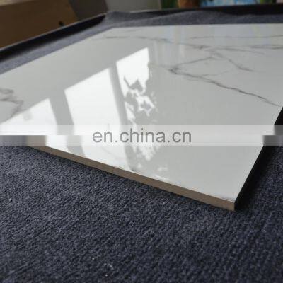 Discontinued Marble Slabs Kitchen Super White Porcelain Large Format Ceramic Flooring Effect Glazed Tiles