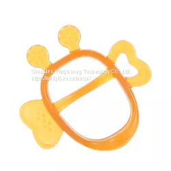 Food Grade InfanT Baby Kids Teething Teethers Toy Animal Toys Bee With Comfort Molars Silicone Baby Teethers Bpa Free photo-5