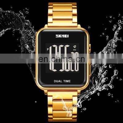 New Arrival Skmei 1852 Watch Manufacture Digital Wristwatch Wholesale Price Gold Luxury