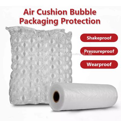 Heat-seal Bubble Cushioned Film/ Shockproof Air Cushioned Wrapper/ Free Cut Bubble Cushioned Film/