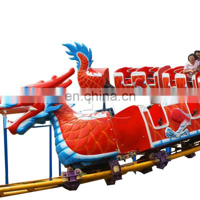 Roller coaster entertainment equipment sliding dragon rides mini roller coaster for sale