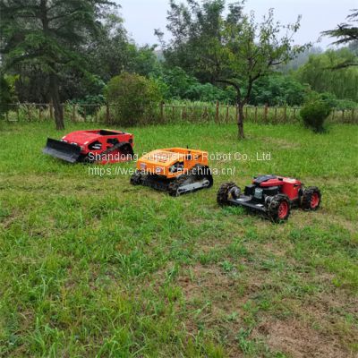 wireless robot mower, China remote control hillside mower price, remote control slope mower price for sale