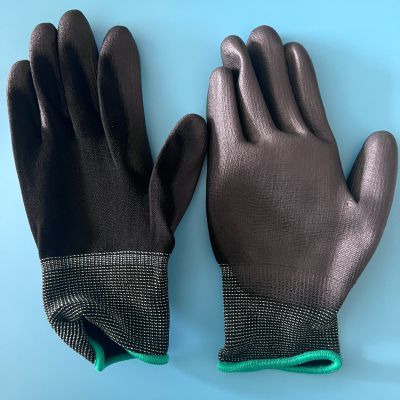 wholesale nylon liner polyurethane pu gloves price