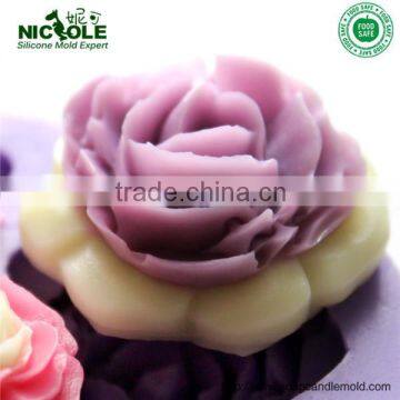 3D Silicone Candy Fondant High Quality Veined Cake Decoration Flower Silicone Molds photo-5