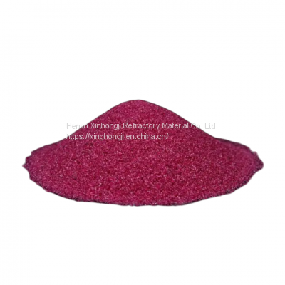 Competitive Price Electro-melting Pink Fused Chrome Corundum Grit Abrasive Aggregate Raw Material photo-2