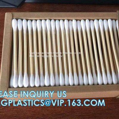 Eco q tips q-tips disposable bamboo cotton ear buds swabs tige stick, Disposable Industrial Cleanroom Makeup Tool