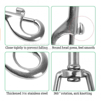 Marine Hardware 304/316 Double End Snap Hook photo-5