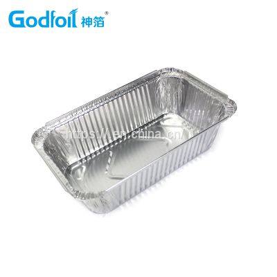 Rectanglar Aluminum Foil Container Wrinkle Wall Container photo-4