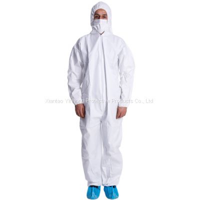 Safety Protective Food Industry Painting Waterproof Disposable Microporous Coverall