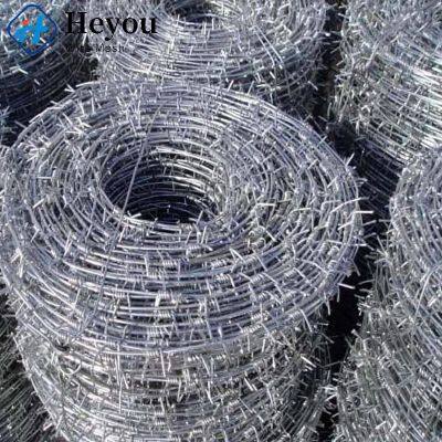 Factory Direct Supply 1.6X1.6mm 1.2X1.2mm Hot Dipped Galvanized PVC Stainless Steel Barbed Wire photo-5