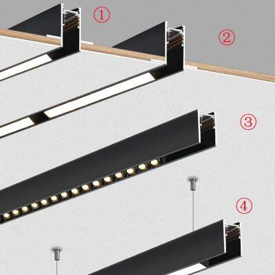 Magnetic orbital light Low voltage 24V low voltage 48V luminous spotlight