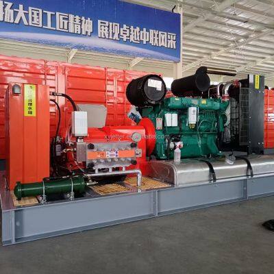 Large Automatic Industrial Hydro Blaster High Pressure Water Jet Cleaning Equipment Pipe Dredging New Electric Pump Engine Motor