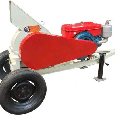 Hot Small Wood Branch Chipper Mobile Wood Chipper  Tree Branch Crusher Machine for Sale