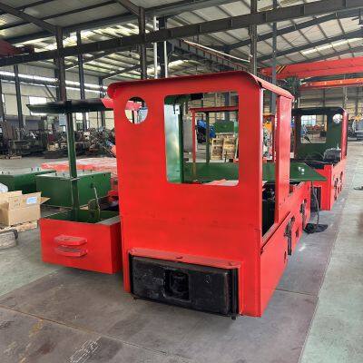 Senteng's 5-ton explosion-proof electric locomotive rail transport tractor for underground use is available in multiple specifications.