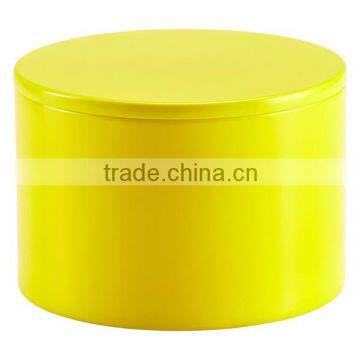 High end quality best selling Yellow Lacquered Round Box from Vietnam