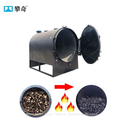 Biomass Pyrolysis Plant Continuous Carbonization Furnace for Wood Sawdust Coconut Shell Rice Husk Palm Shell
