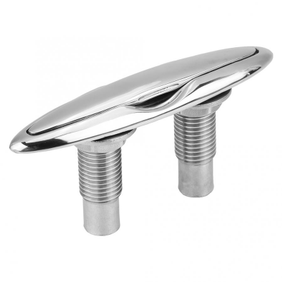 Factory 6 Inch Stainless Steel Pull up Cleat Deck Hidden Flush Mount Boat Marine Cleat photo-5