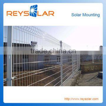 aluminum fencing mounting net solar power fence wire mesh fence