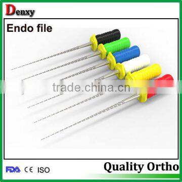 stianless steel materials CE dental rotary niti endo file