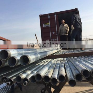 hot galvanized steel pipe with threads