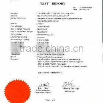 EN 71, part 1, part 2 and  part 3