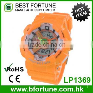 LP1369 2016 hot multifunction plastic strap sport fashion watch