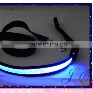 2015 Hot Sale Led Light pet leash Glowing safety dog Collar Made In China