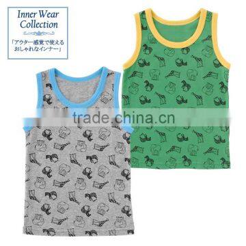 Japanese wholesale product hot selling item cute boys underwear baby inner kids wear clothing shirts high quality animal pattern