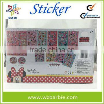 Custom High Quatity Cartoon Charactors Adhesive Sticker