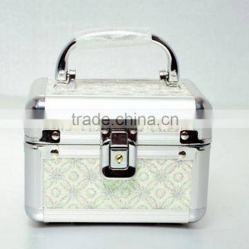 AN116 ANPHY Jewelry Case Small Girl Gift Jewelry Suitcase Jewelry Tray Mirror Kids' Dressing Box Small Aluminum Case 14*10*10cm photo-4