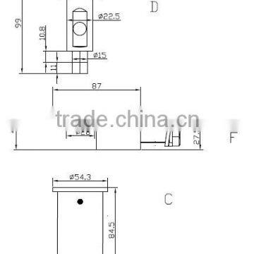 High Security Damper for Roller Shutter Door, Hasp. Steel Hasp for Shutter Door,Hasp for Roller Shutter Door photo-3