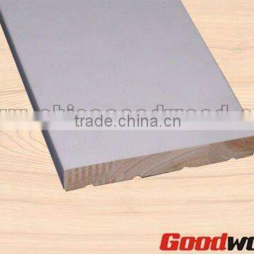 Gesso Primed Wood Flat Interior Door Jamb