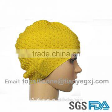 Custom Logo Adult Kid Size Silicone Swim Cap,professional Silicone Swimming Cap Manufacturer photo-2