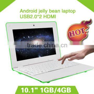 10" Inch Laptop Dual Core 1,5ghz Android Netbook Laptop 1GB RAM White PC