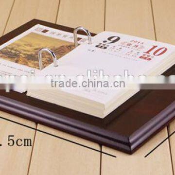 Luxury New Style 2015 Wooden Calendar Office Use Gift Business Gift Decoration photo-4
