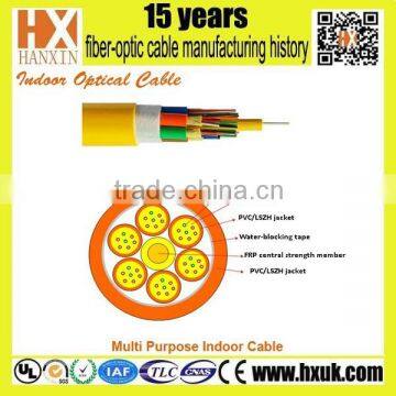 Multimode 4 core indoor distribution optical fiber cable