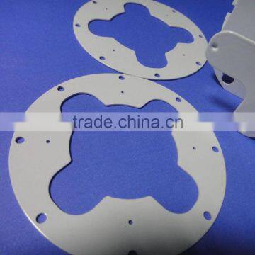 white powder coating stamping for fix plate